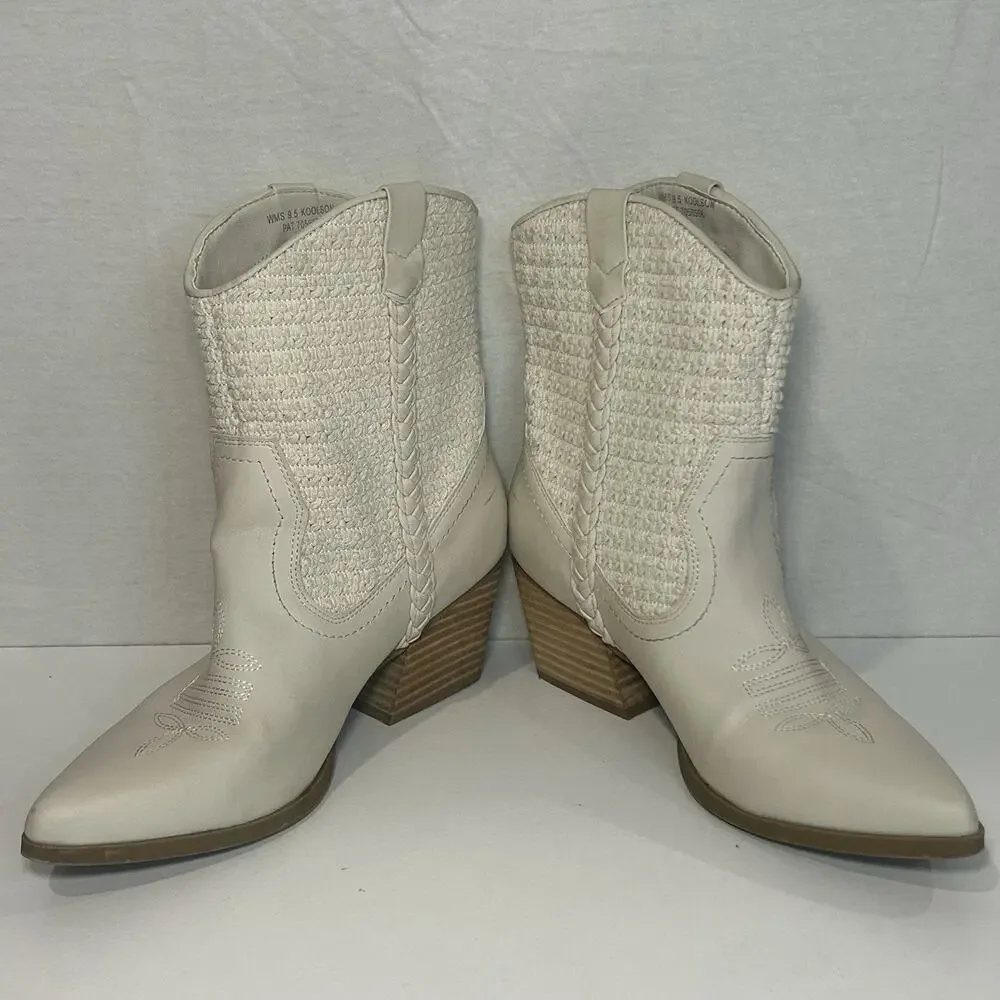 Dolce Vita White Heeled Boots - Picture 3 of 7